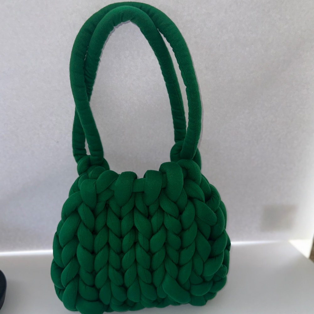 Cozy & Stylish Hand-Knit Purse - Statement Piece - Wyntry Blyss Creations